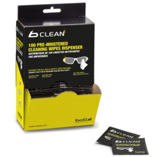 Bolle B100 Lens Cleaning Wipes 100 Sheets